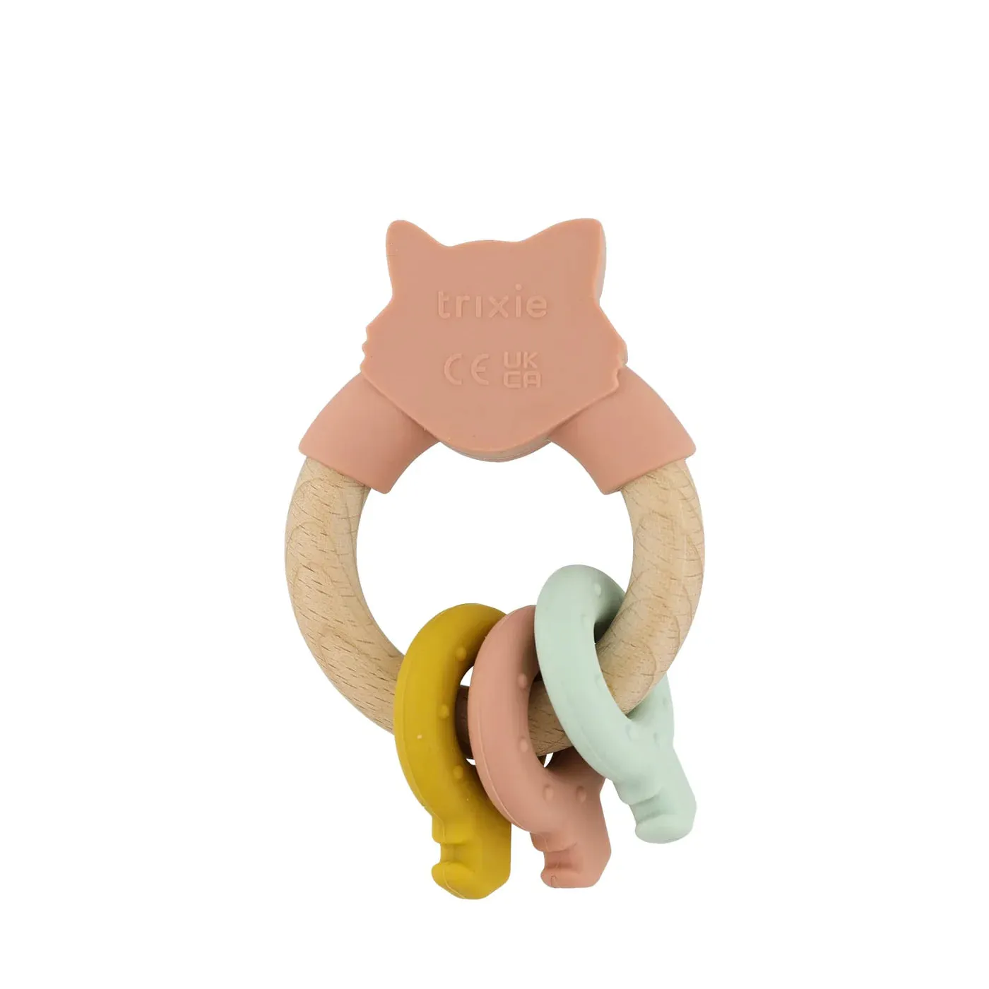 Trixie Wooden Silicone Activity Ring - Mrs Cat
