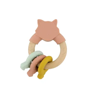 Trixie Wooden Silicone Activity Ring - Mrs Cat