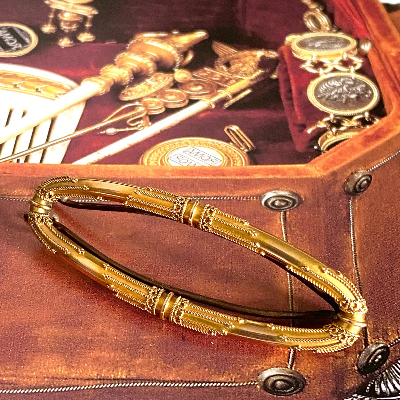 Victorian Gold Hair Barrette