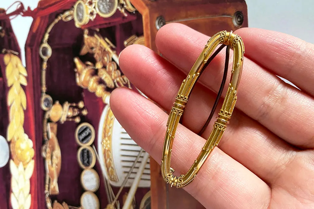 Victorian Gold Hair Barrette