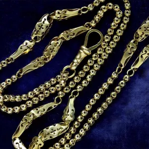 Victorian Ornate Gold Chain