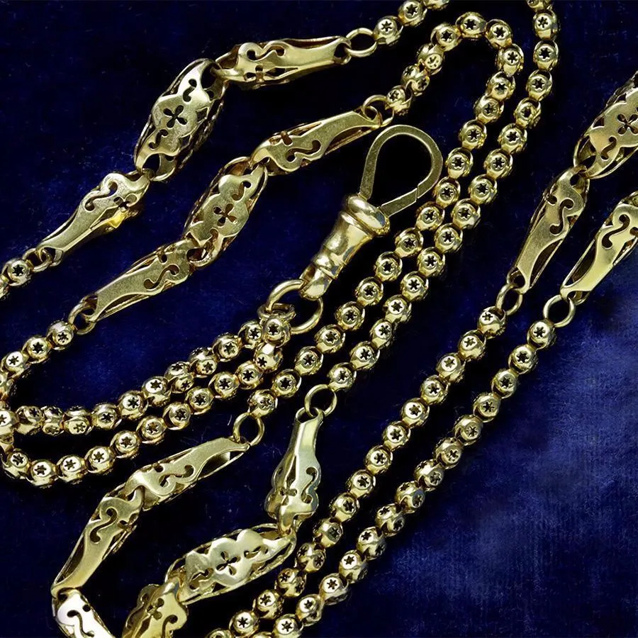 Victorian Ornate Gold Chain