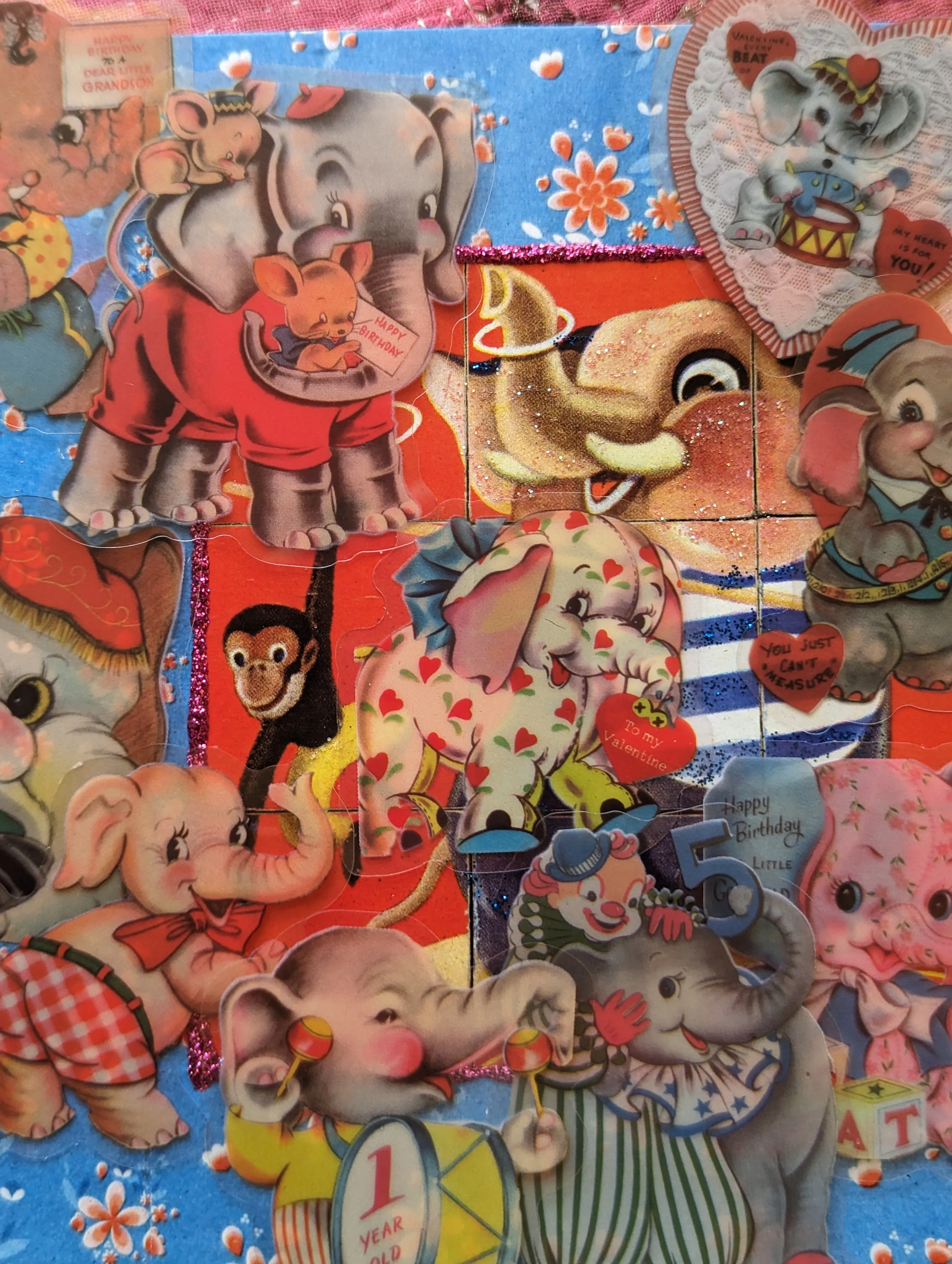 Vintage cuteness stickers