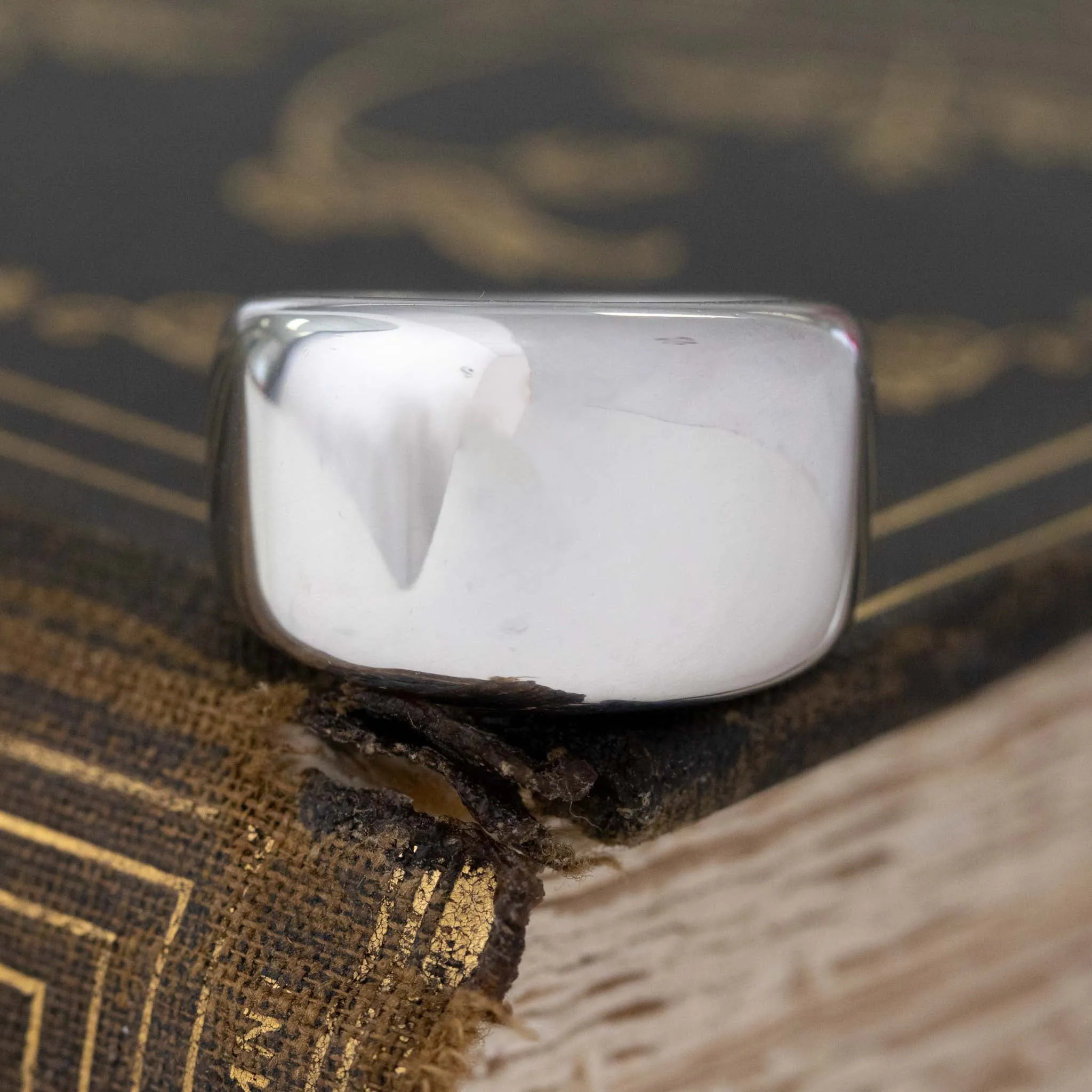 Vintage Nouvelle Vague White Gold Band by Cartier