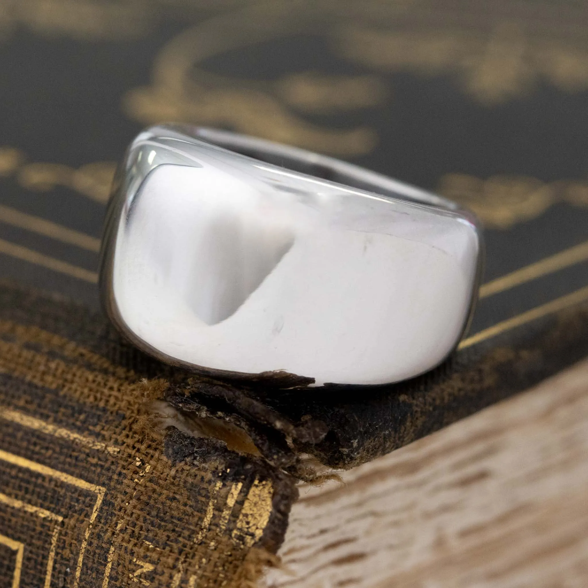 Vintage Nouvelle Vague White Gold Band by Cartier