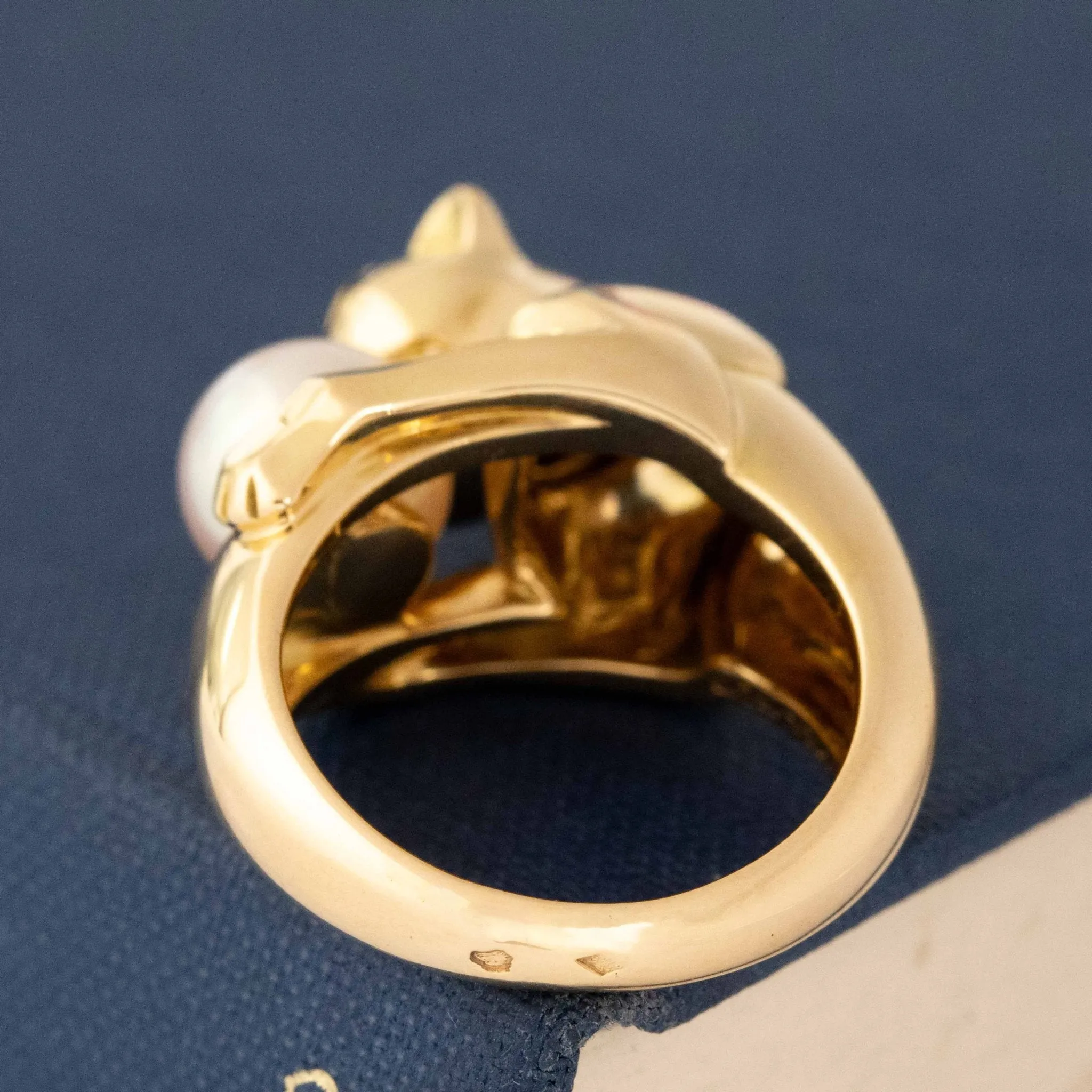 Vintage Panthere Vedra Ring by Cartier