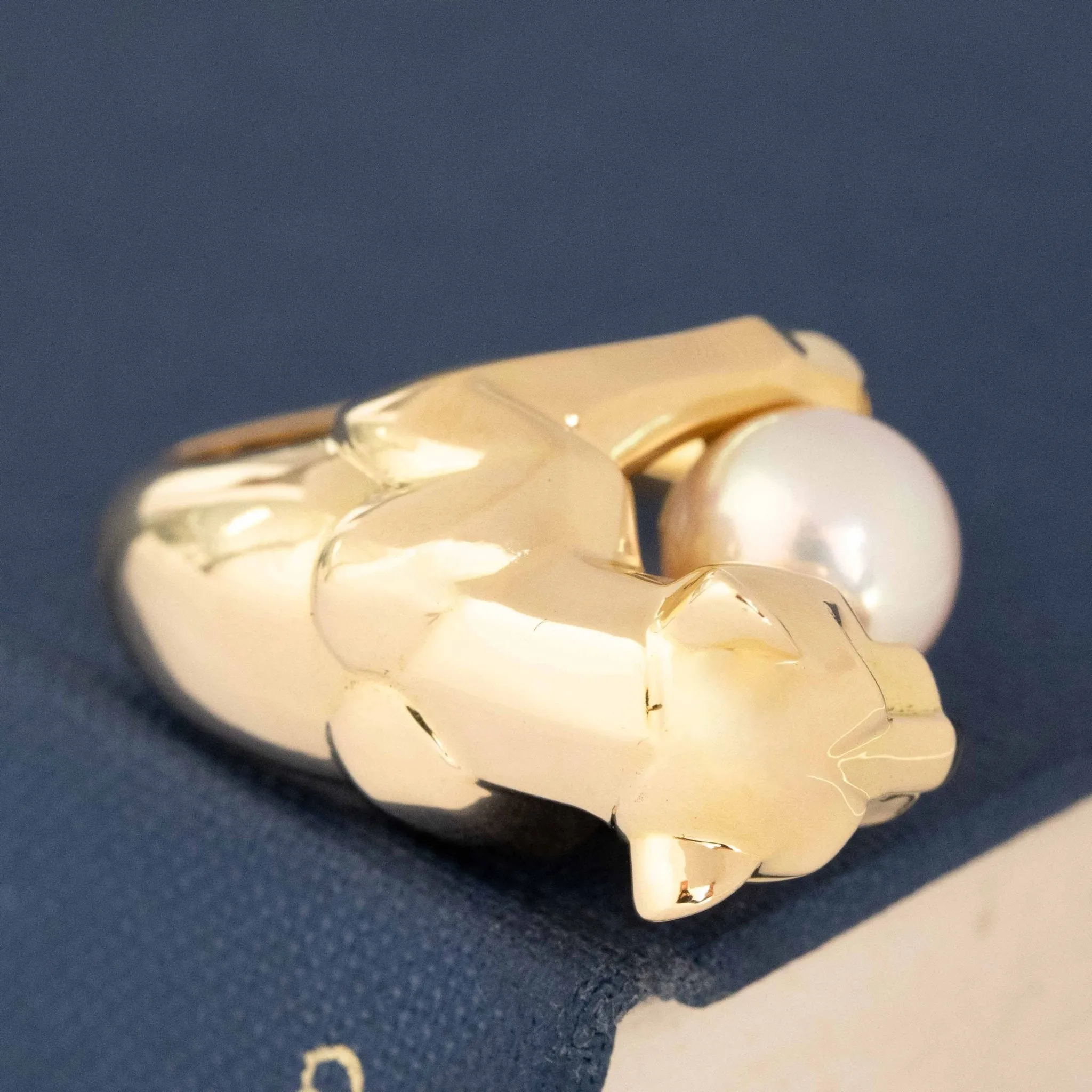 Vintage Panthere Vedra Ring by Cartier