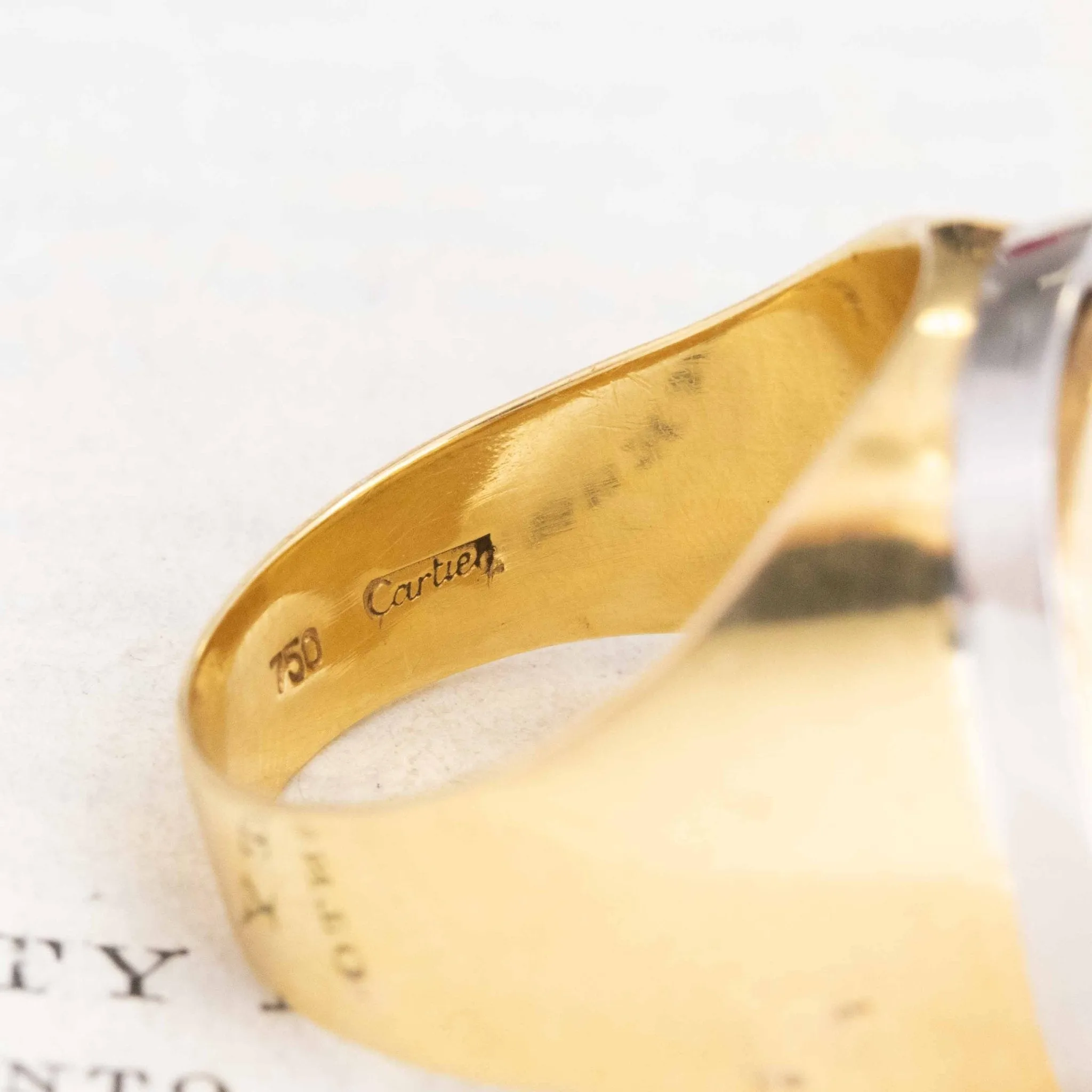 Vintage Signet Ring by Cartier