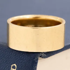 Vintage Wide Gold Band by Tiffany & Co.