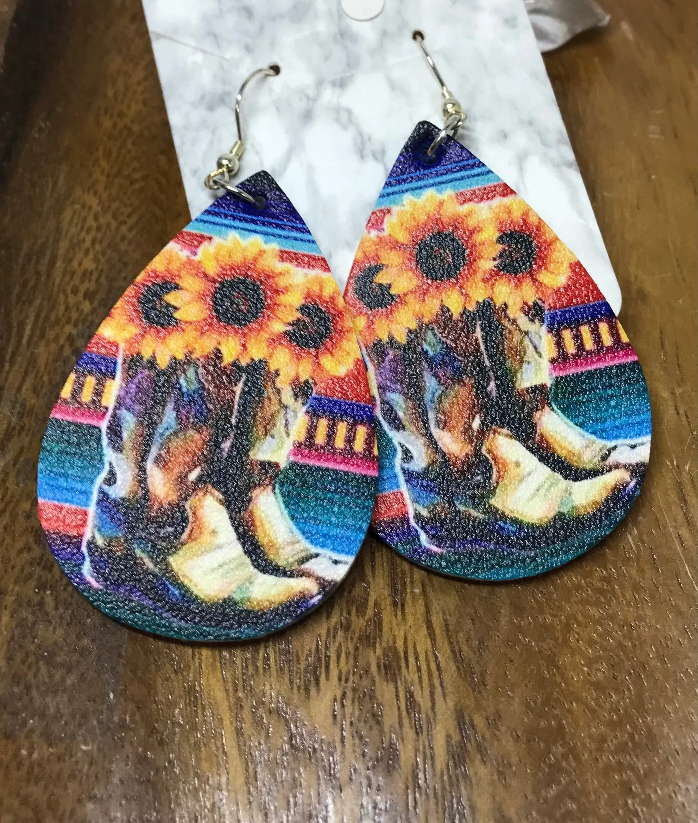 Vinyl Style Earrings