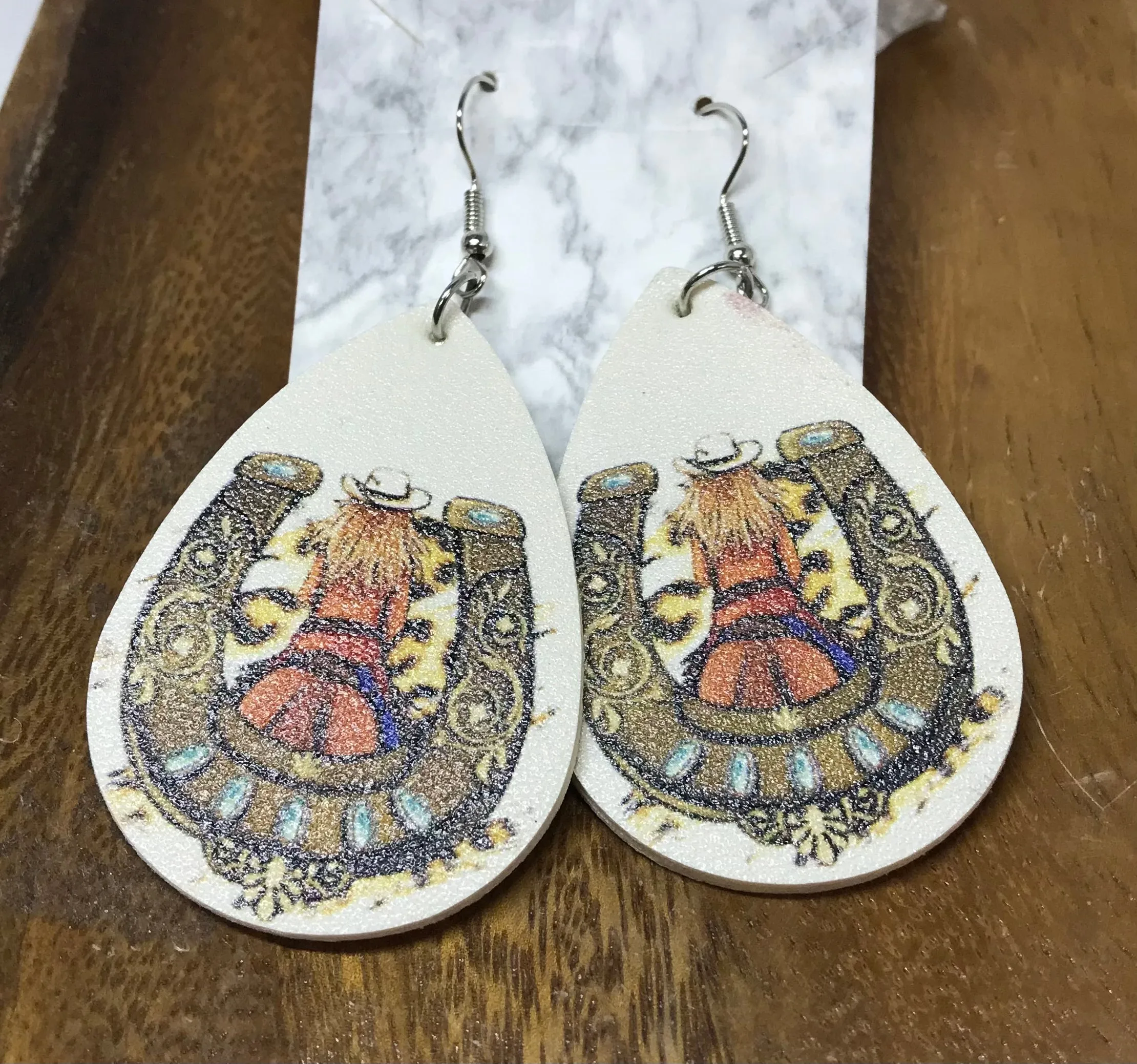 Vinyl Style Earrings