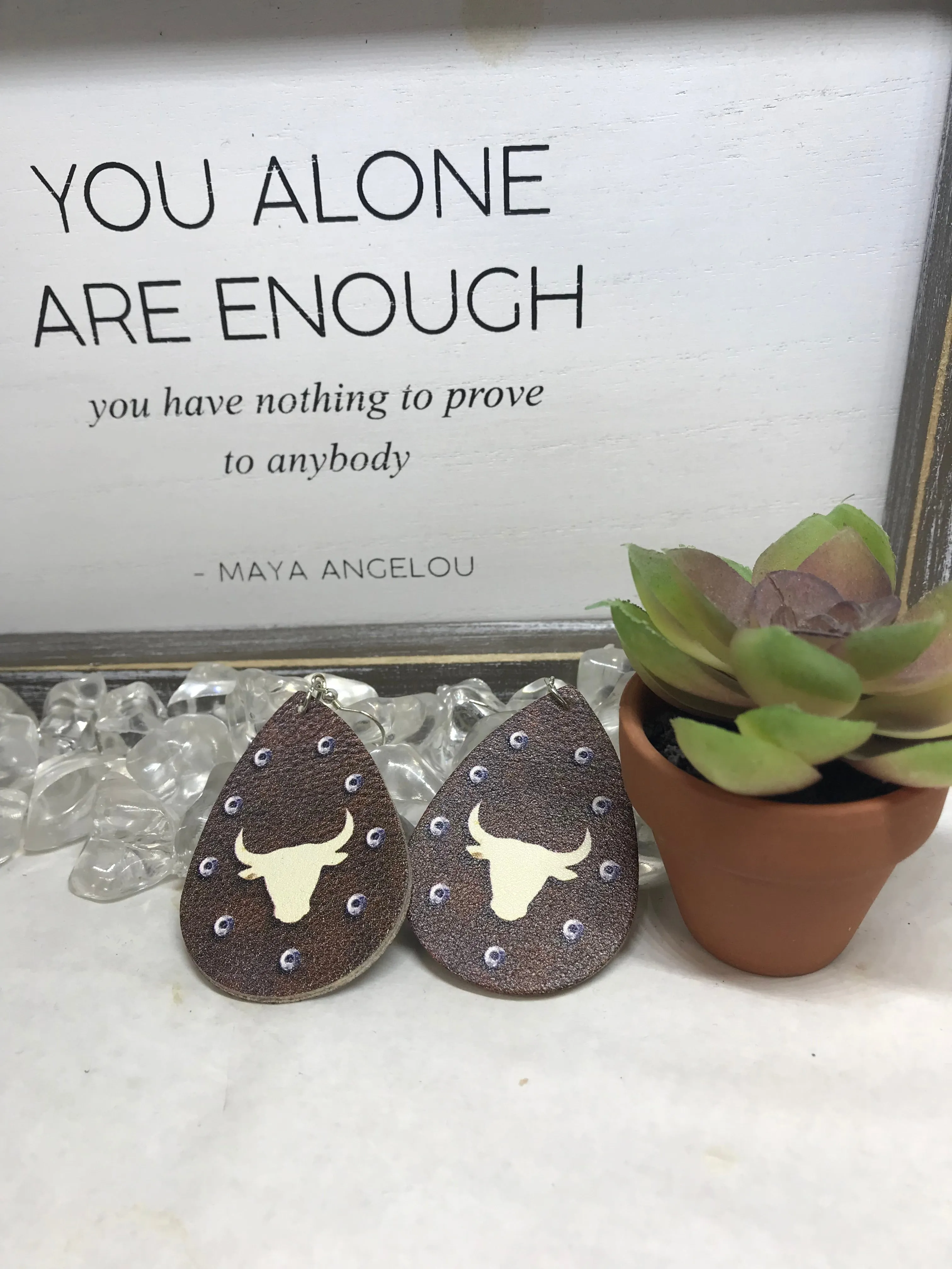 Vinyl Style Earrings