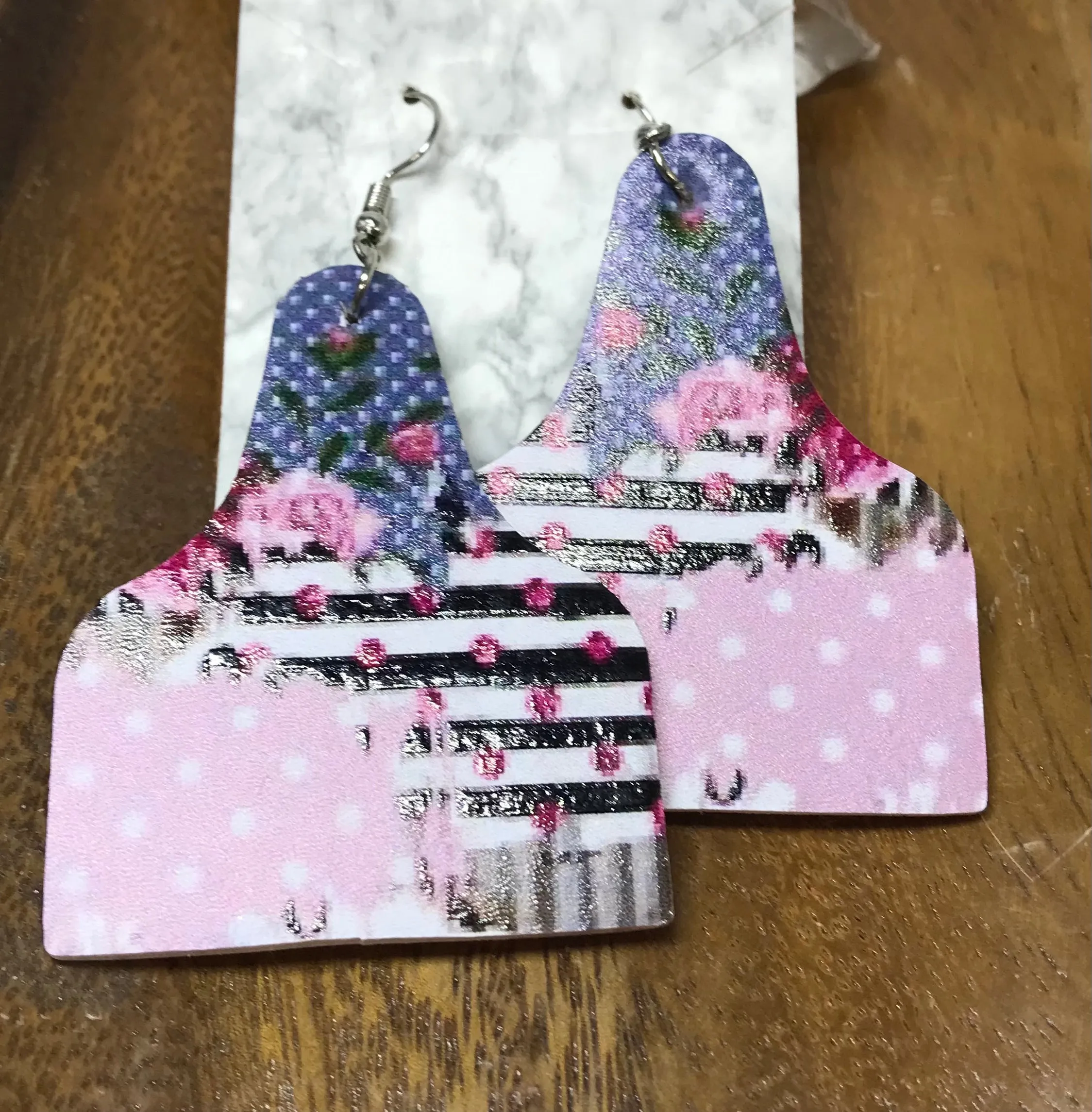 Vinyl Style Earrings