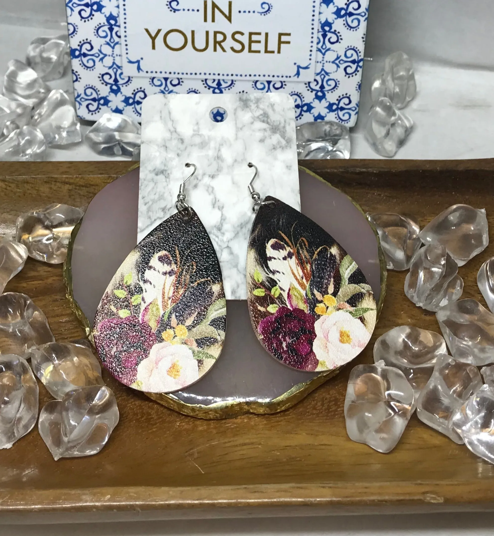Vinyl Style Earrings