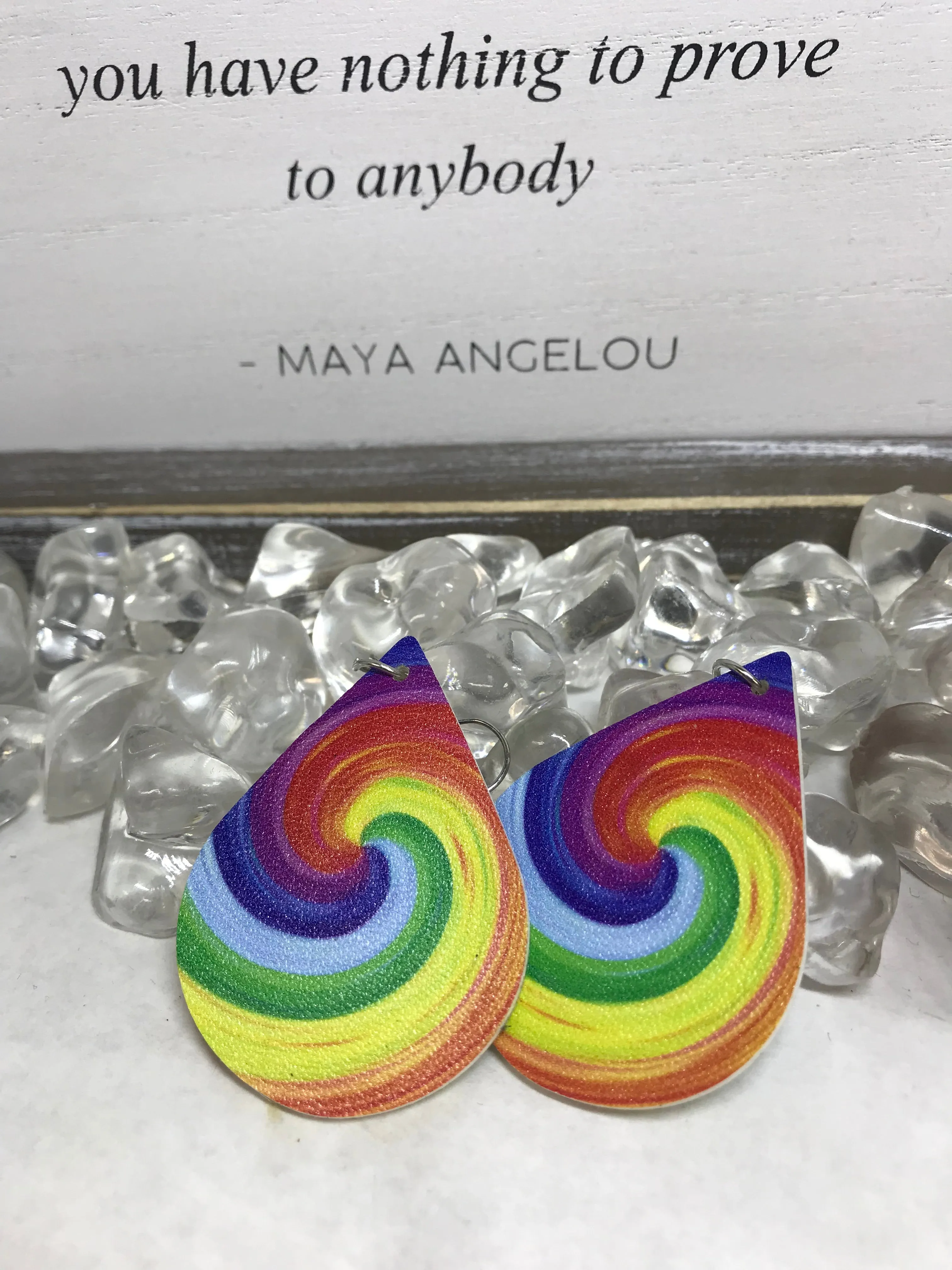 Vinyl Style Earrings