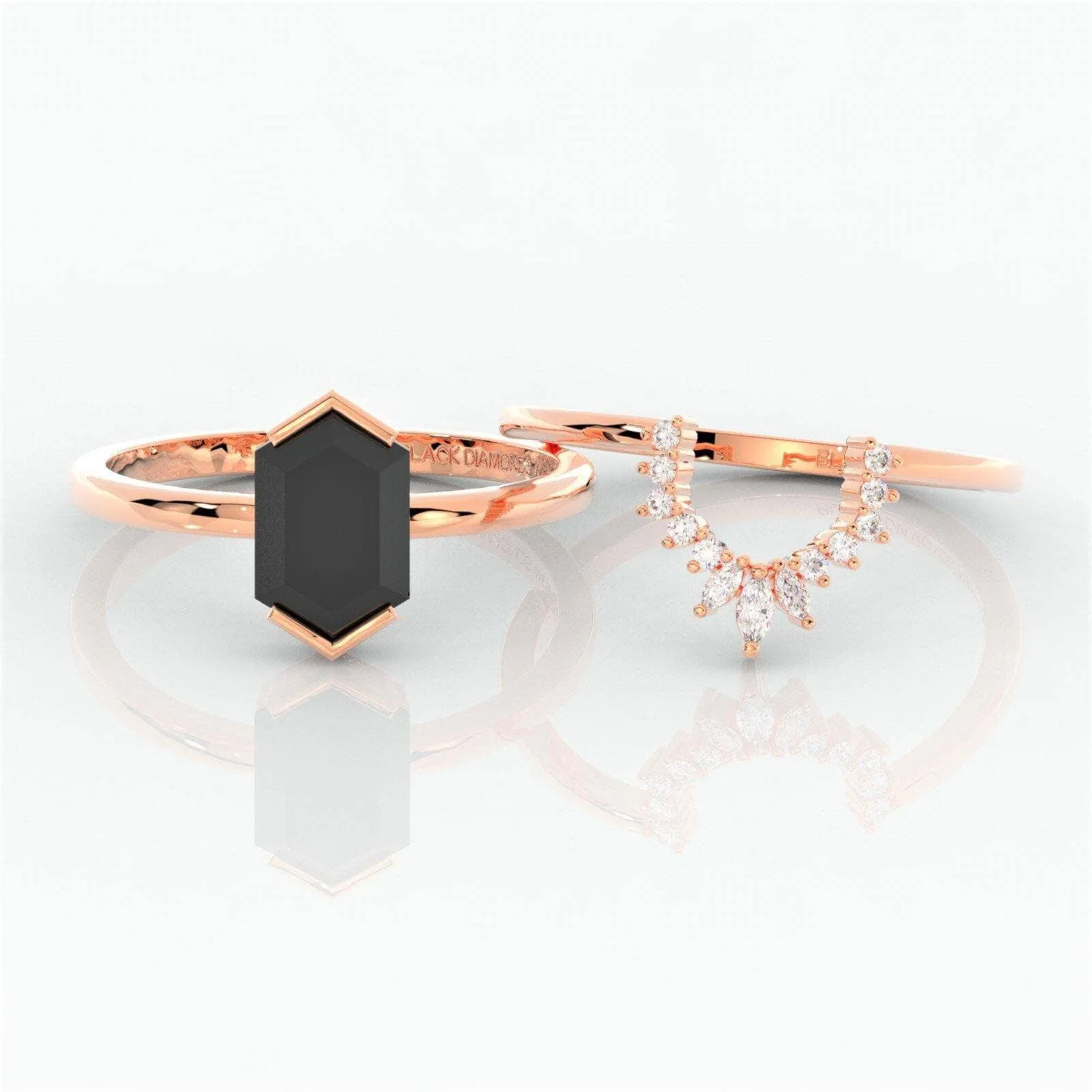 VIP Dream Ring Sincerity- Hexagon Cut Diamond Main Ring Only