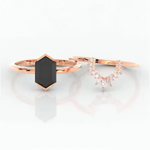 VIP Dream Ring Sincerity- Hexagon Cut Diamond Main Ring Only