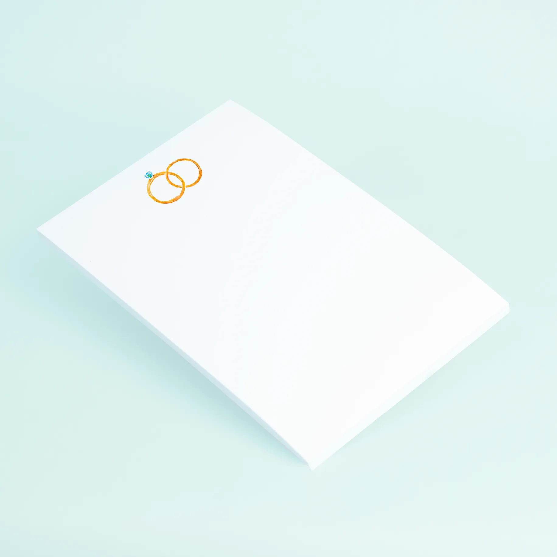 Wedding Rings Notepad