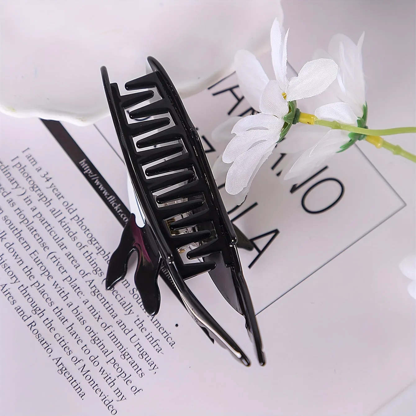 Whale Shaped Large Hair Claw Non Slip Hair Grab Clip